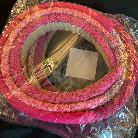 Stylish Pink Women's headband Set - Picture 2 of 4